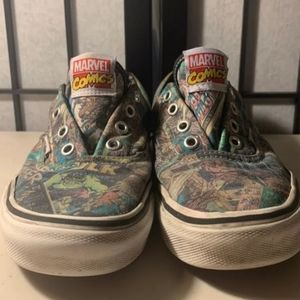 Marvel hulk star wars dark vader yoda Vans w7.5